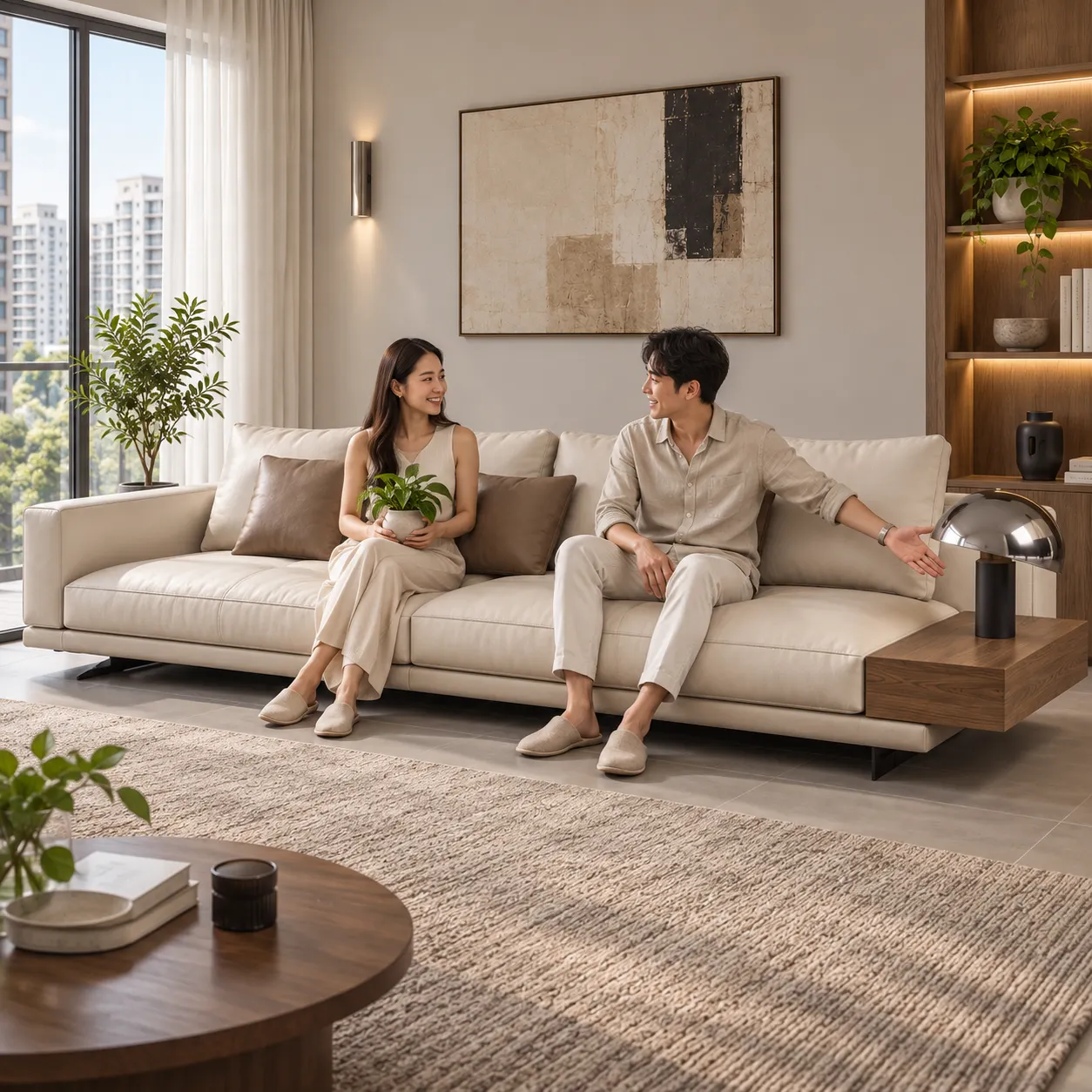 Connolly Platform Sofa - Cream — Everyday living