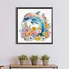 Diamond Painting-DIY Crystal Rhinestone Dolphin