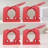 4Pcs Rubber Clamp 1.18-1.57 Diameter Handle Keeper Auto Shovel Mount Bar Clamp