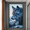Wolf-11CT Stamped Cross Stitch 40*70cm/15.75*27.56in(Big Size) tapestrymarket