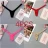Curesgood 4PCS New Deep V Thong Women's Breathable  Line Sexy Hot Low Waist Mini Panties Bikini Bottom Thongs Female Panty Women Underwear