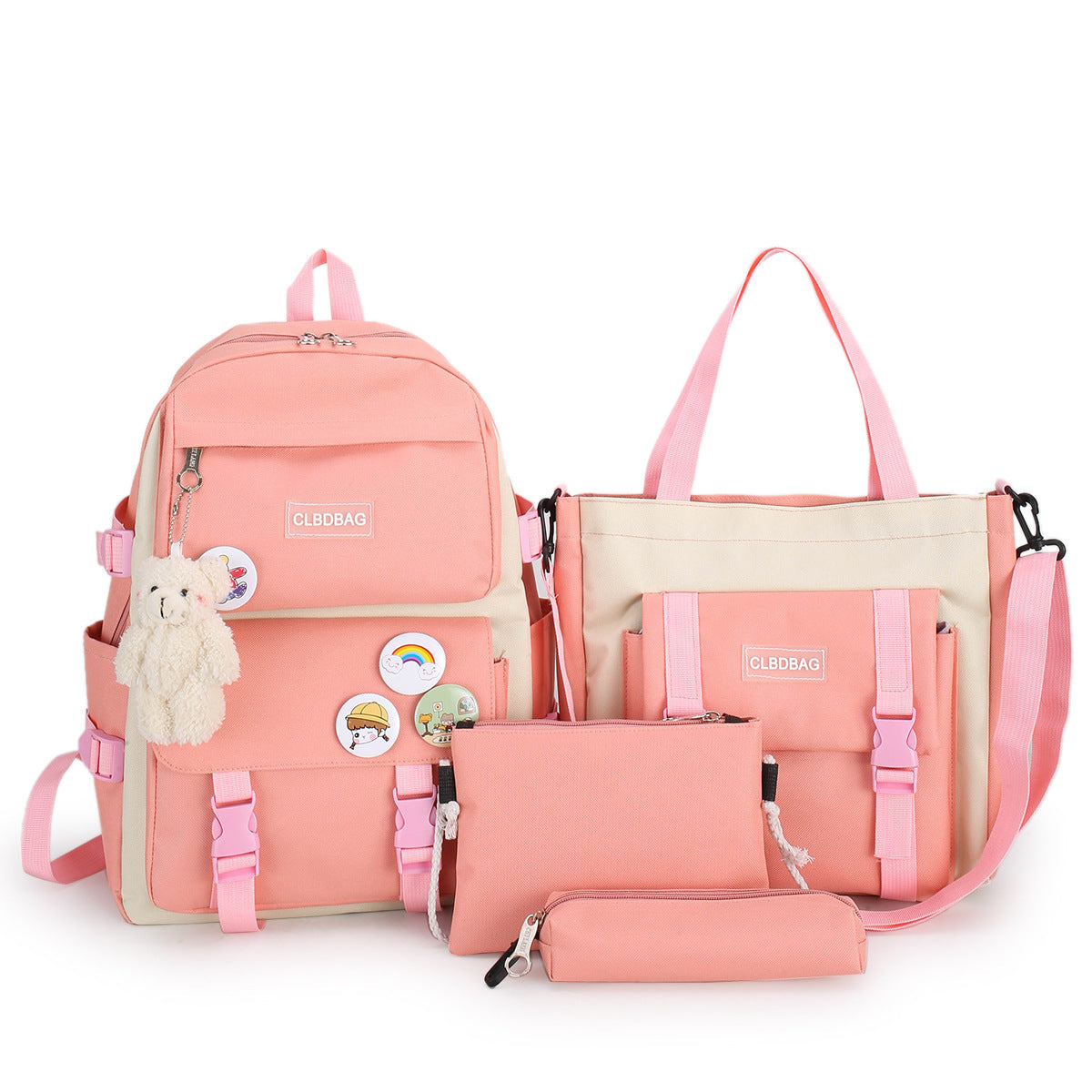 Kawaii Fashion Backpack (4pcs）