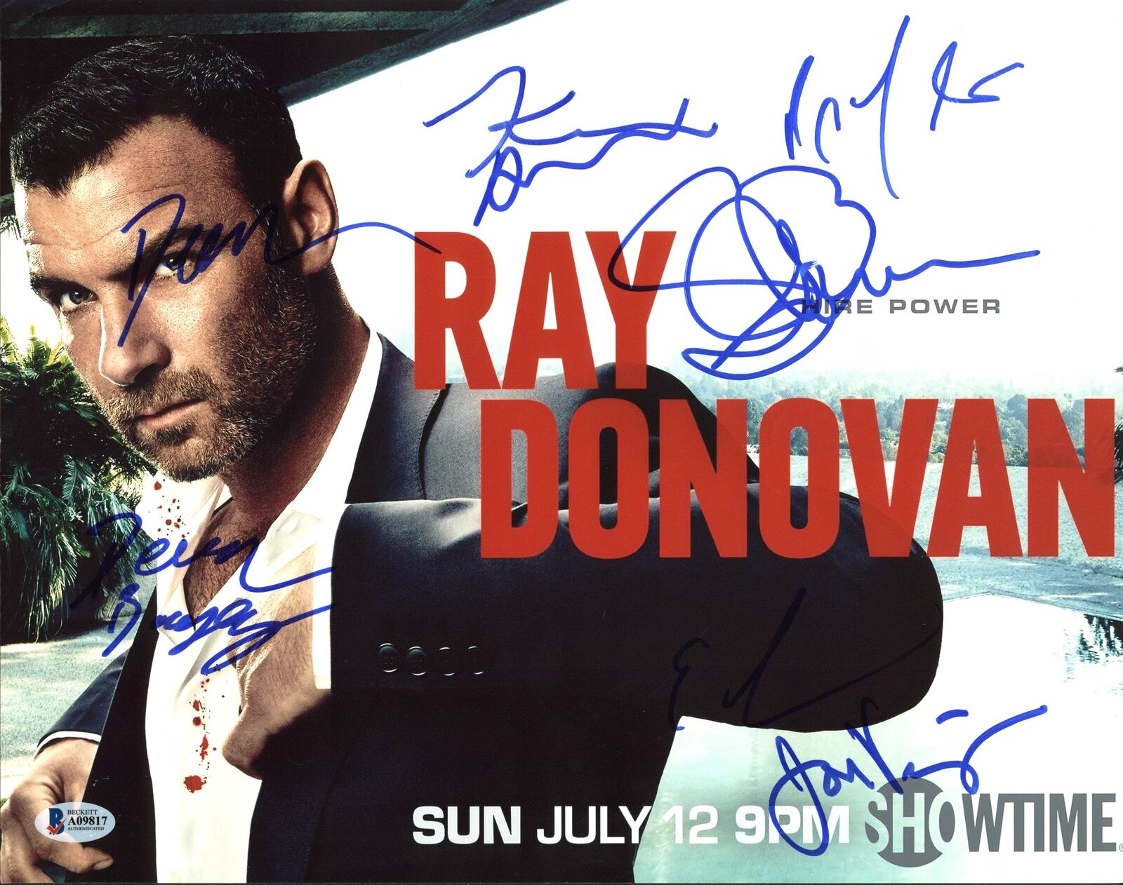 Ray Donovan (Devin Bagley, Jon Voight +5)Authentic Signed 11X14 Photo Poster painting BAS A09817