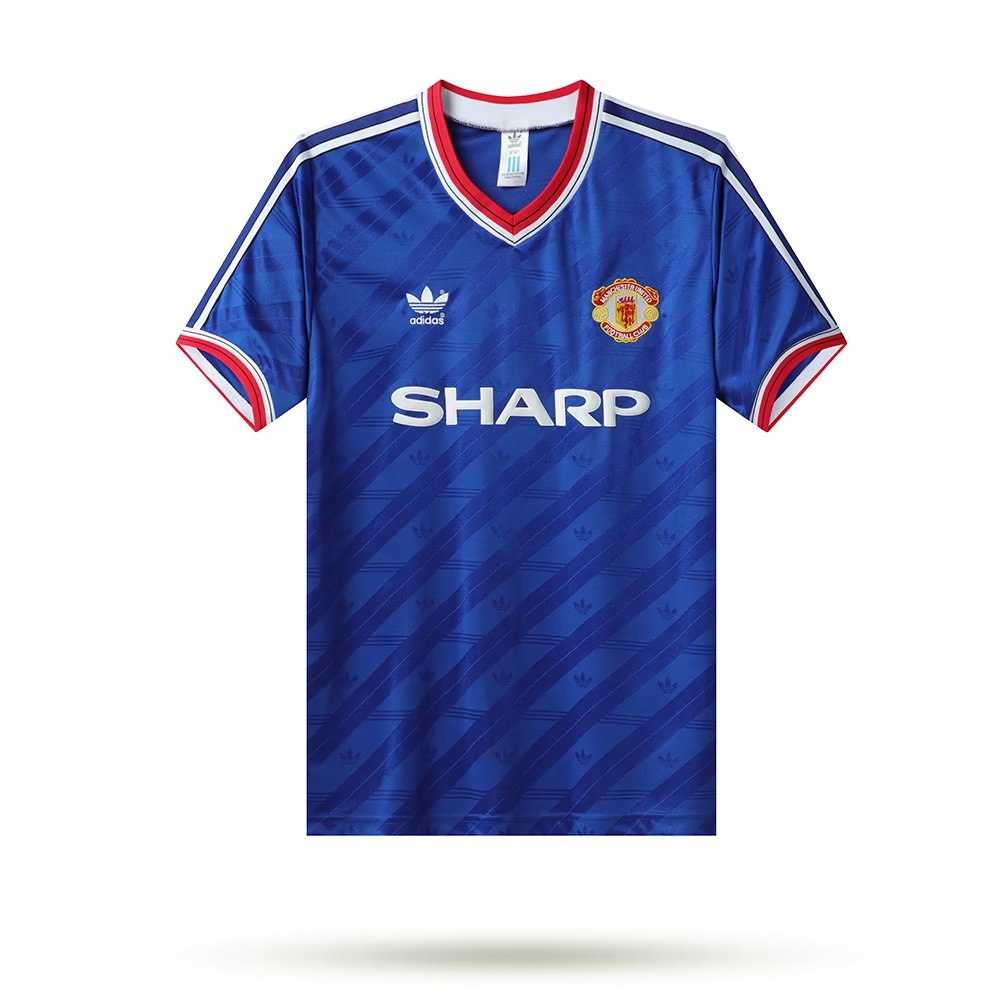 Retro 1986 Manchester United Third Away Football T-Shirt