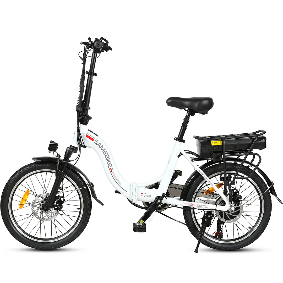 SAMEBIKE JG20 Smart Folding Electric Moped Bike 350W Motor 10Ah Battery Max 32km/h 20 Inch Tire(Pre-sale)
