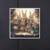 Diamond Painting -DIY Round Drill Bunnies Gathered Together(40x40cm)
