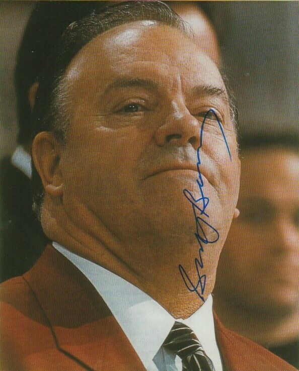 SCOTTY BOWMAN SIGNED DETROIT RED WINGS LEGENDARY COACH 8x10 Photo Poster painting HHOF Autograph