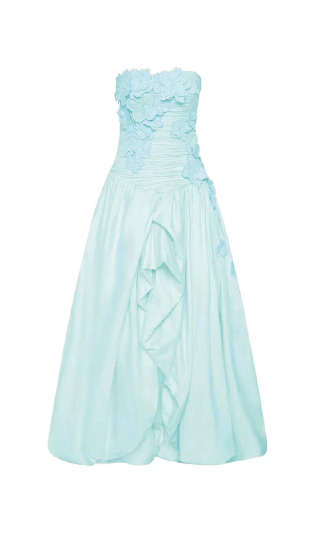 Emiko Strapless Flower Maxi Dress Flowering Girl