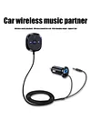 Wireless Bluetooth-compatible Music Receiver 3.5mm AUX Car Kit Adapter