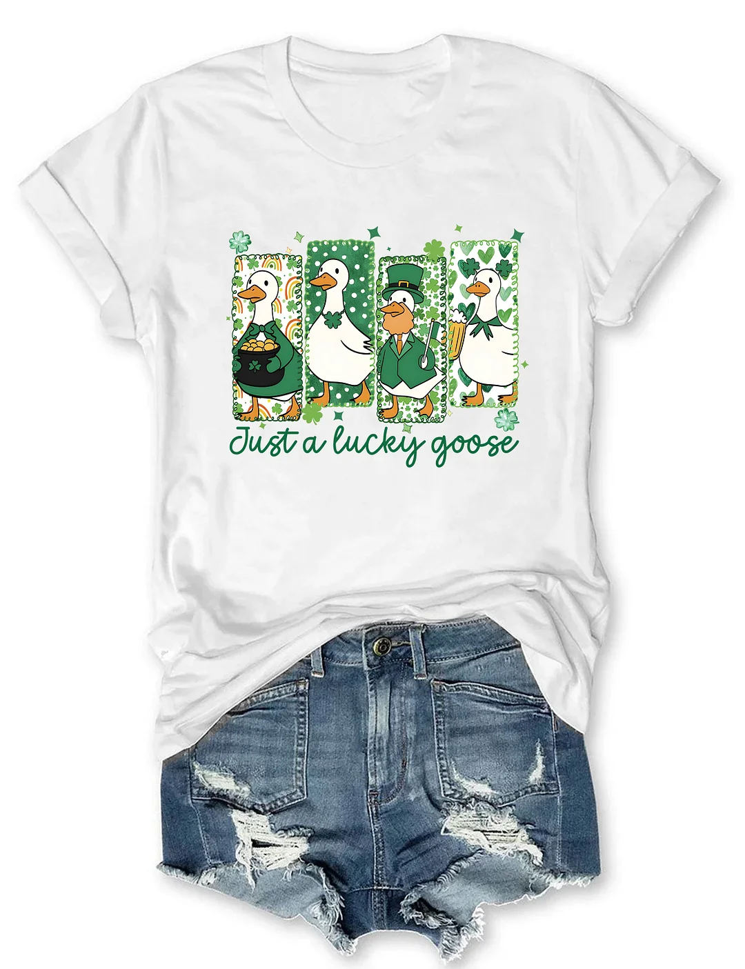 Just A Lucky Goose T-shirt