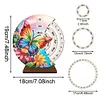 DIY Special Shape Flowers Butterfly Diamond Painting Spinning Calendar Kit