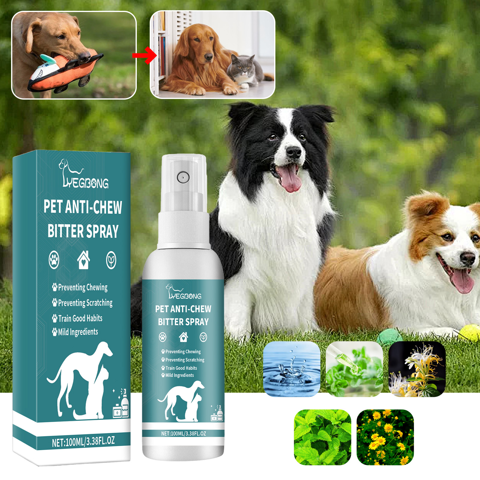  Behavior Correction Spray for Pets: Curb Destructive Habits PawsomePet