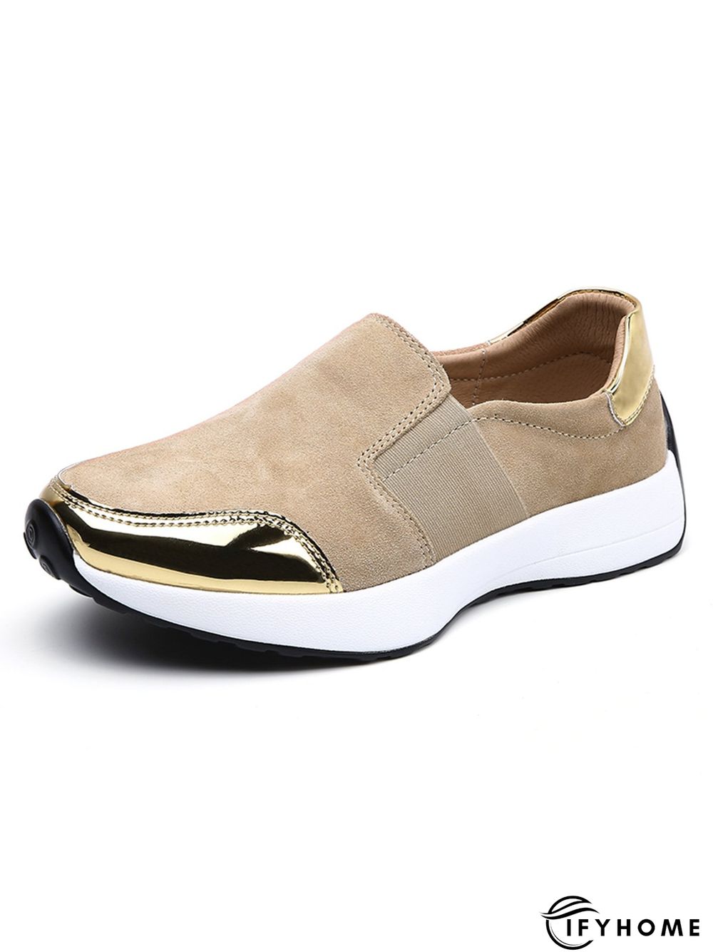 Casual Color Block Slip On Walking Shoes | IFYHOME