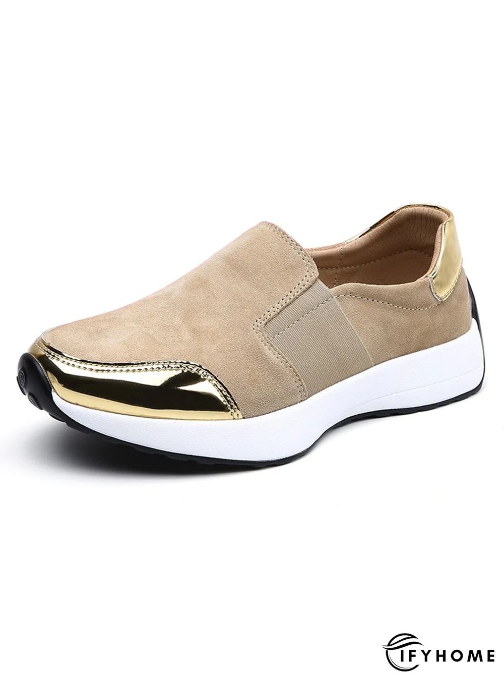 Casual Color Block Slip On Walking Shoes | IFYHOME