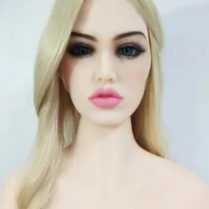 Realistic Sex Doll Head TPE Lifelike Oral Sex Thick Lips Love Toy Heads For  Men