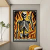 Halloween Skeleton-11CT Stamped Cross Stitch 50*65cm/19.69*25.59in(Big Size)