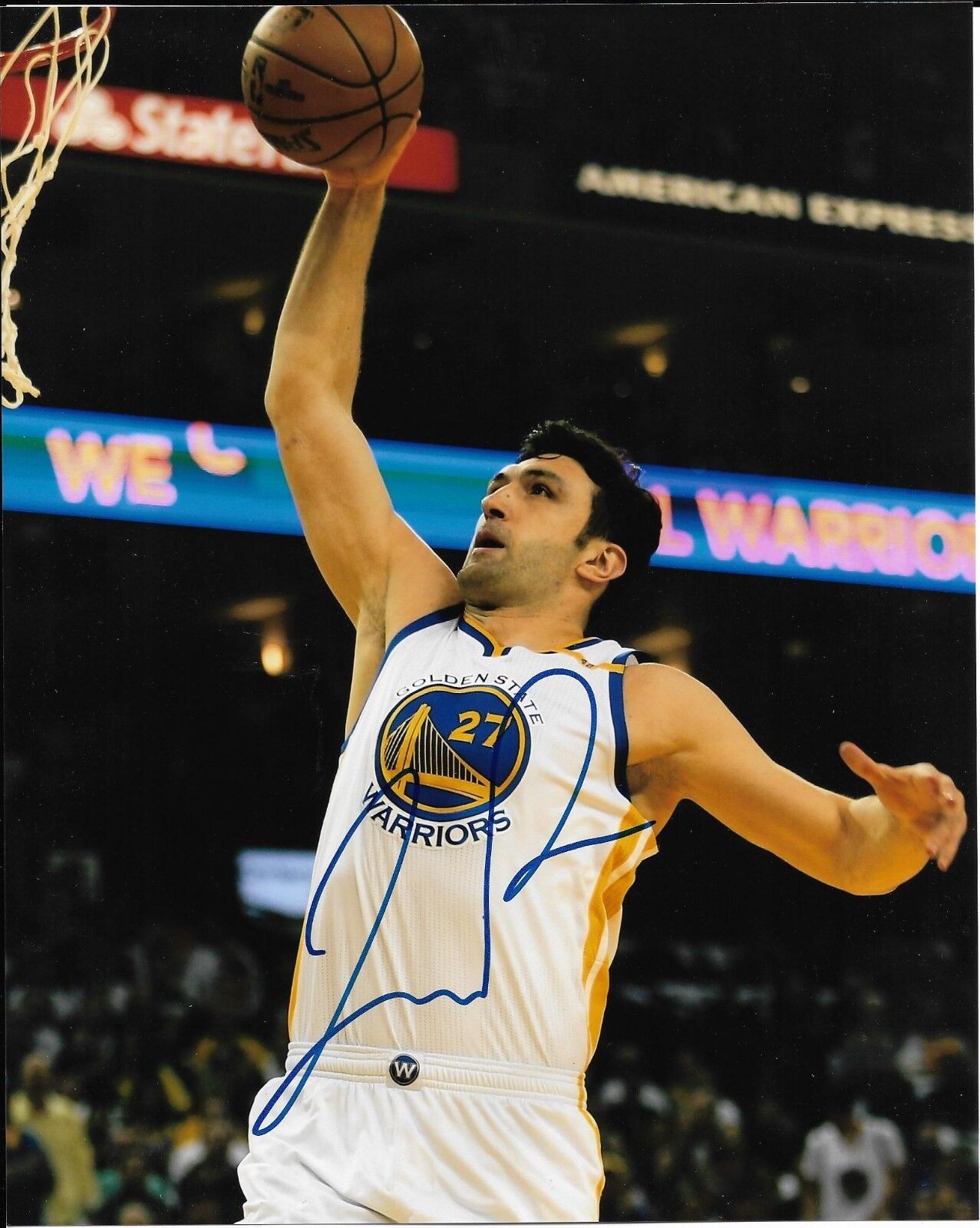 ZAZA PACHULIA signed autographed 8X10 Photo Poster painting GOLDEN STATE WARRIORS CHAMPS w/COA