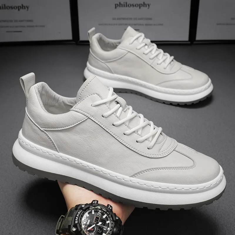 Tanguoant Tanguoant for Men Sport Running Shoes Sneakers Platform Lace Up Black Non-slip Casual Trainers Vulcanized Shoes Zapatillas Hombre