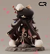 Chibi Ver. Sitting Hu Tao - Genshin Impact Resin Statue - CR-Studio