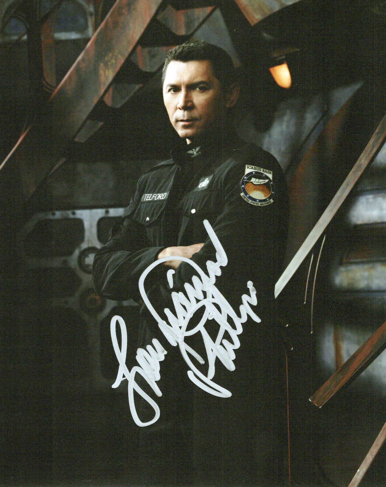 Lou Diamond Phillips Stargate Universe autographed Photo Poster painting signed 8X10 #1 David