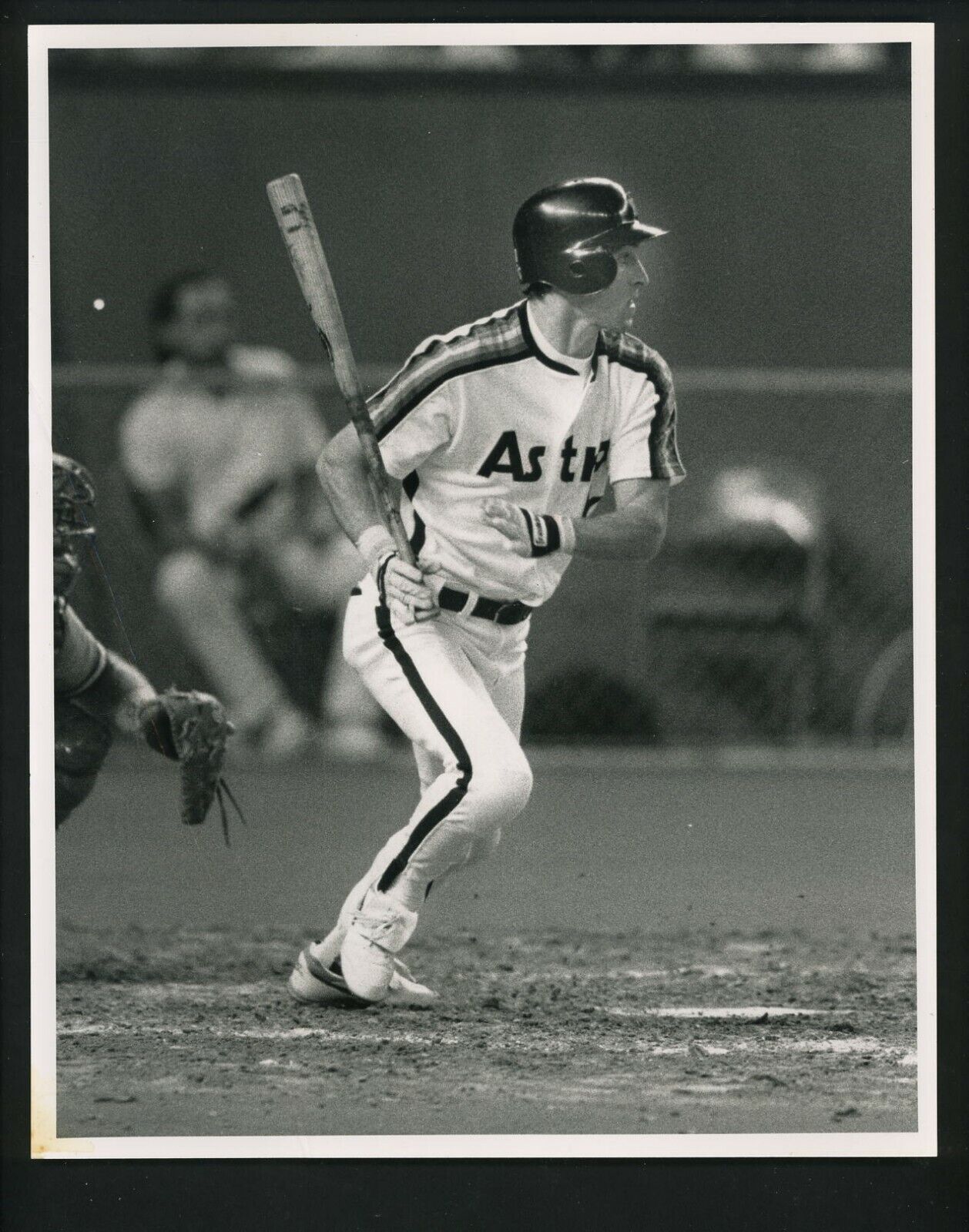 Steve Finley circa 1990's Press Original Photo Poster painting Houston Astros