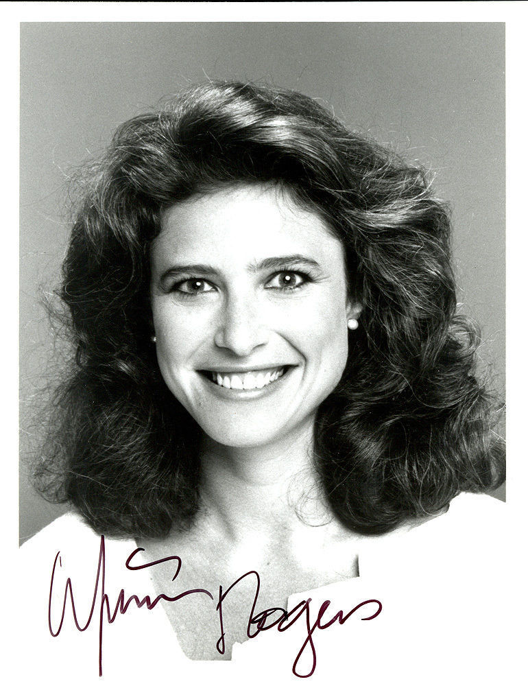 MIMI ROGERS, ACTRESS PLAYBOY SIGNED 8X10 STUDIO PROMO Photo Poster painting WITH COA