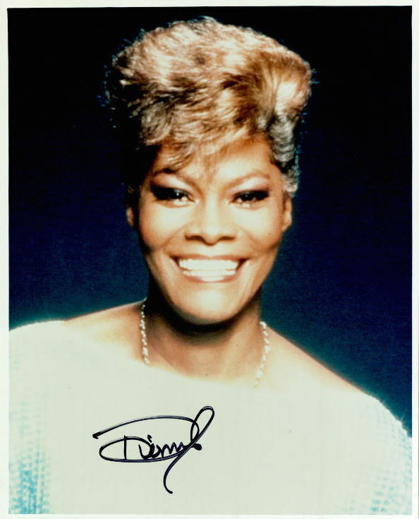 Dionne Warwick vintage in-person signed 8x10 Photo Poster painting