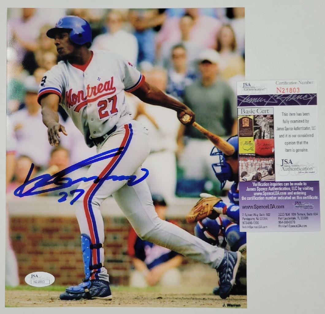 HOF Vladimir Guerrero signed Montreal Expos 8x10 Photo Poster painting #3 ~ JSA COA