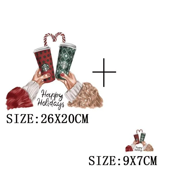 Pretty Girls Thermal Sticker On T-shirt DIY Washable Iron On Transfers For Clothing Fashion Design Appliqued On Clothes Patches