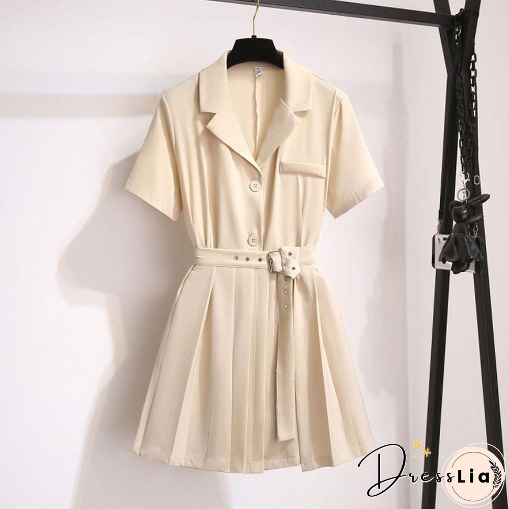 Classic V-Collar Two-Piece Set P10858