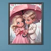 >SALE<5D DIY Full Round Drill Diamond Painting Sweet Couple Kit Home Decoration40x50cm