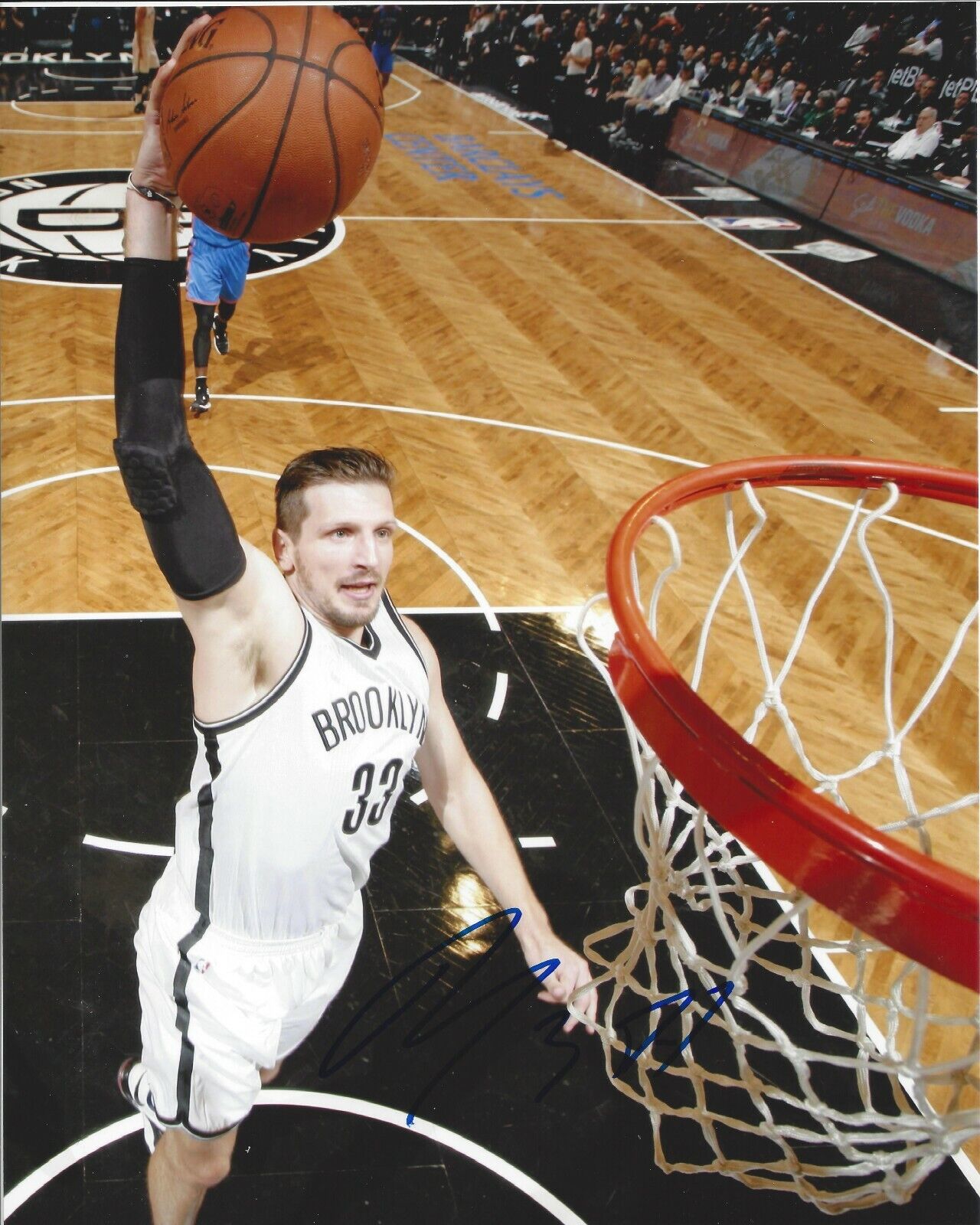 Mirza Teletovic Autographed 8x10 Brooklyn NetsA385