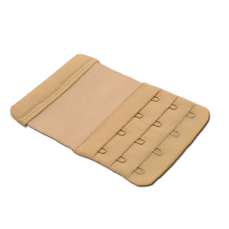 3PCS Bra Extender 2/3/4 Hooks Women Elastic Bra Extension Strap Hook Clip Intimates Adjustable Lengthened Buckle Bra Accessories