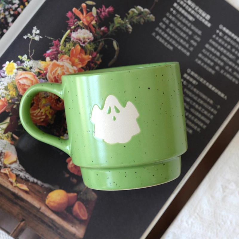 KEEPIN®Halloween Cup Funny Cute Cartoon Mug Household Ceramic Cup Set Stacked Cup Water Cup