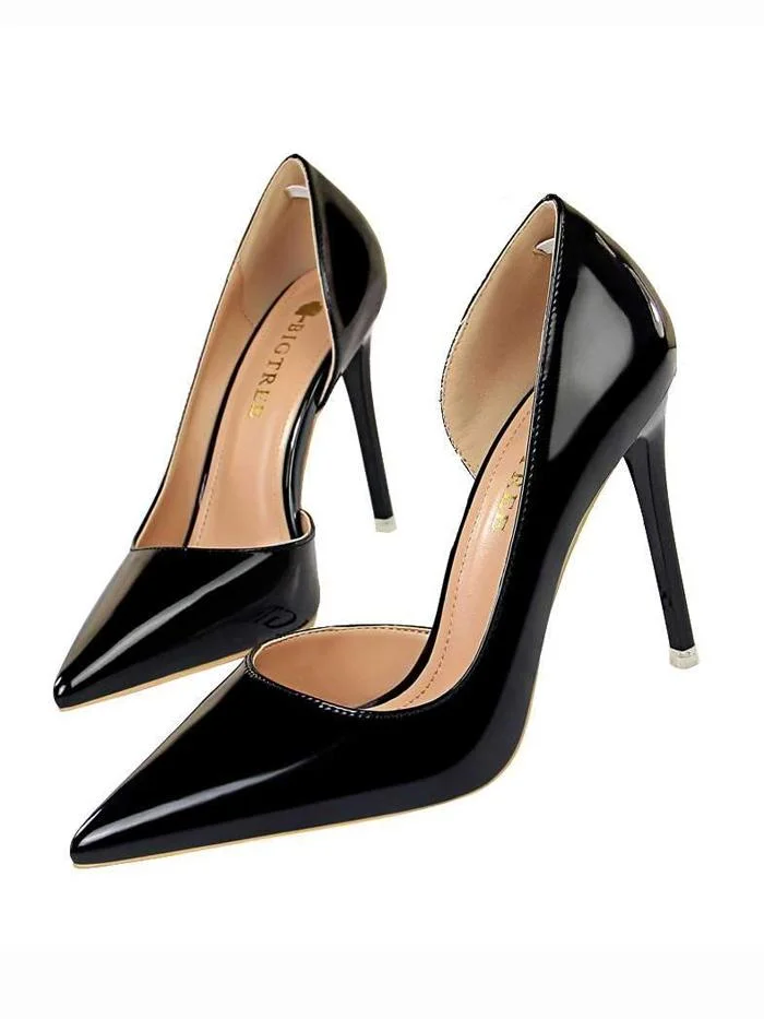 High-heeled Hollow out Pointed Toe Pump Shoes