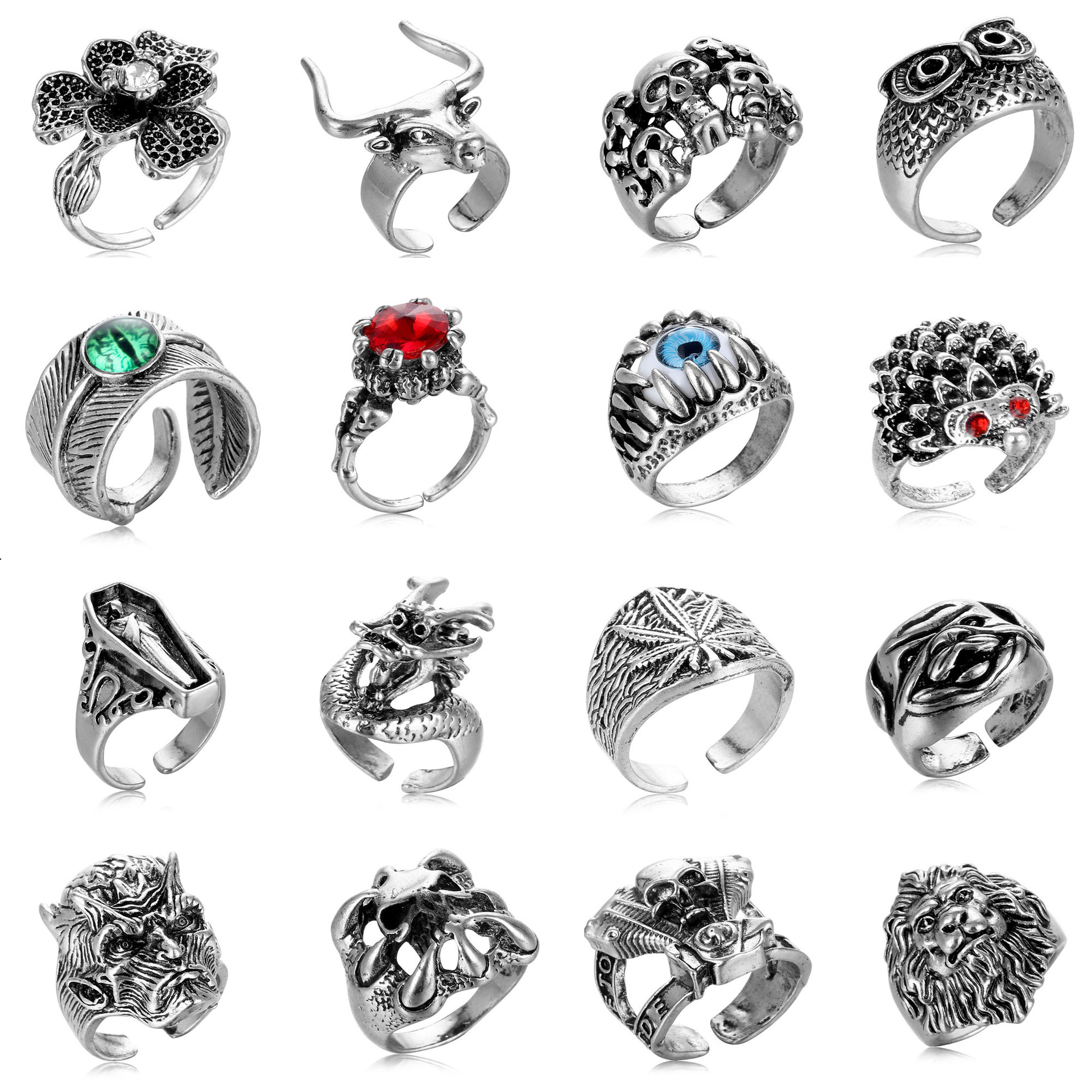 Hip-hop punk style ring