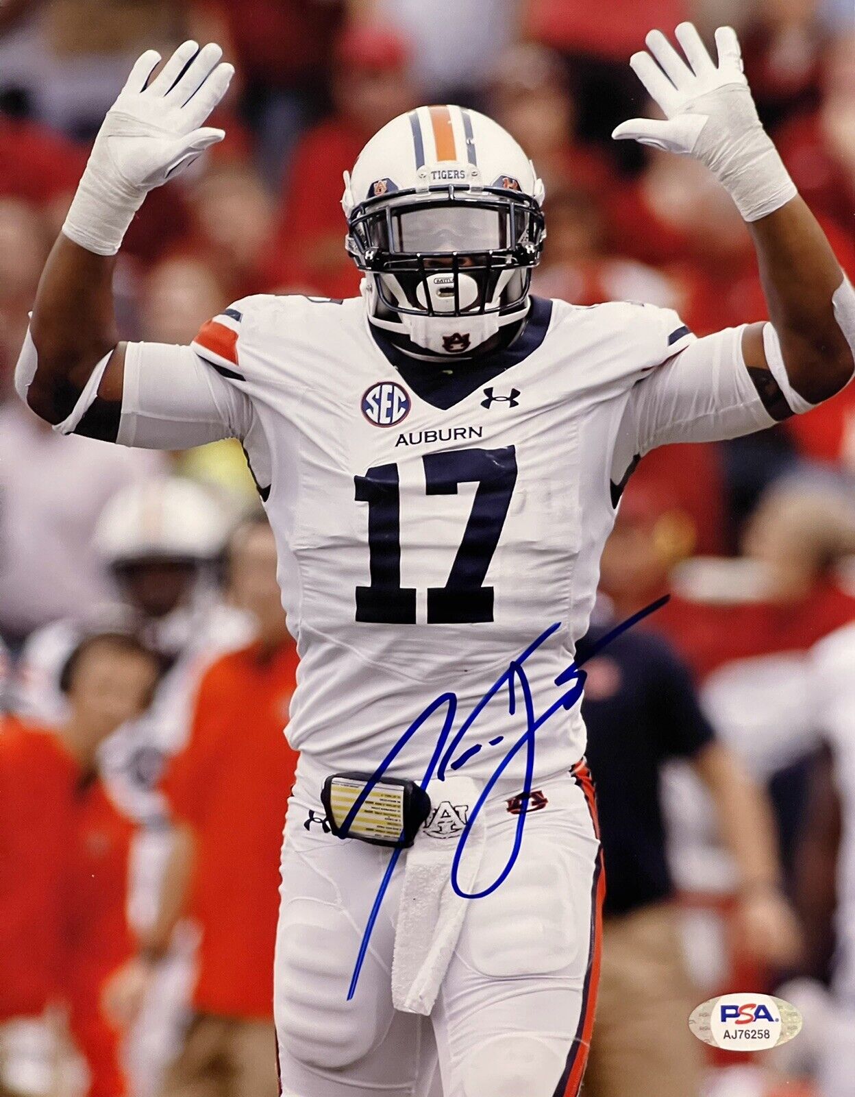 Kris Frost Signed Autographed Auburn Tigers 8x10 Photo Poster painting War Eagle PSA/DNA