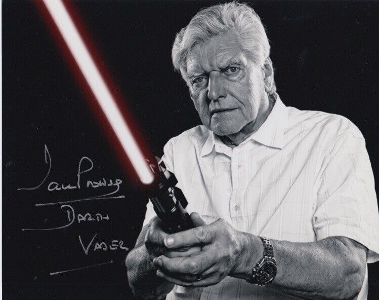 Dave Prowse (Star Wars) as Darth Vader signed 8x10 Photo Poster painting COA