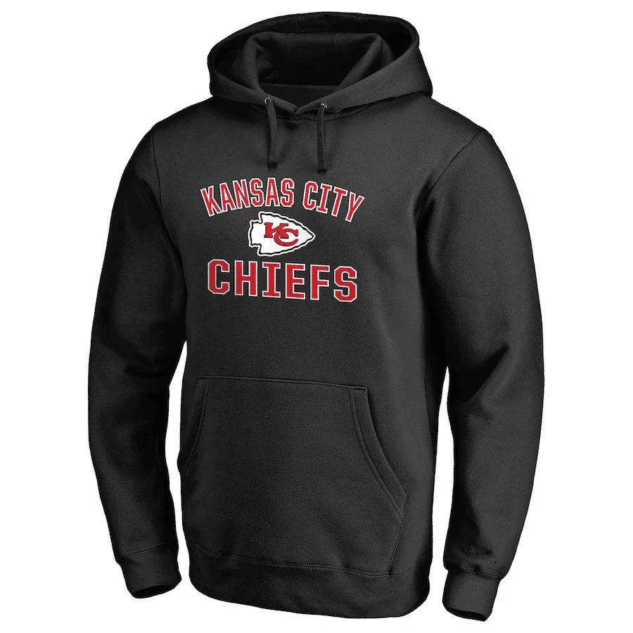 Men's hooded sweatshirt Chiefs football uniform