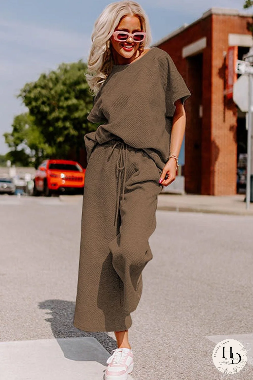 Weekend Casual Jumpsuit and Top Set