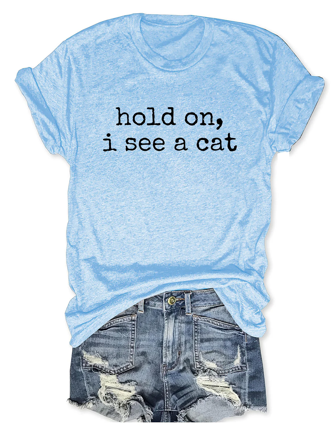 Hold On I See A Cat T-shirt