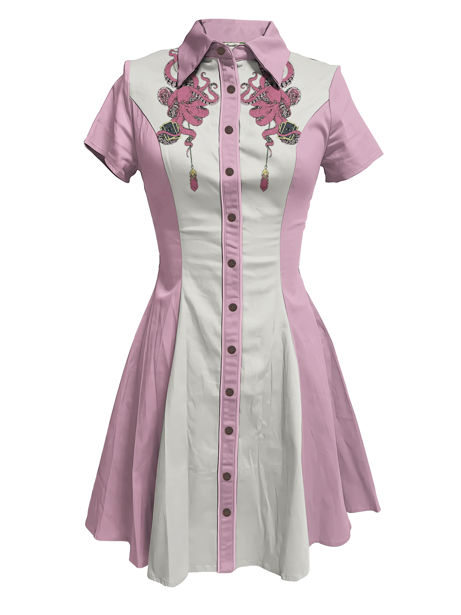 Retro Octopus - 100% Cotton Dress