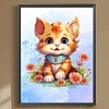 Diamond Painting -DIY Round Drill Cat