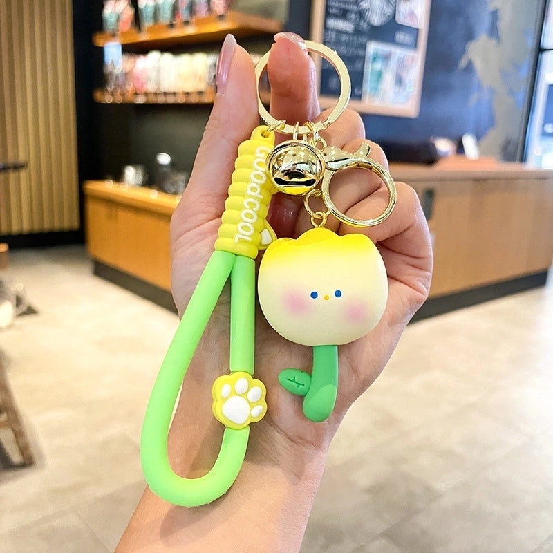 Cute Flower Resin Women’s Keychain