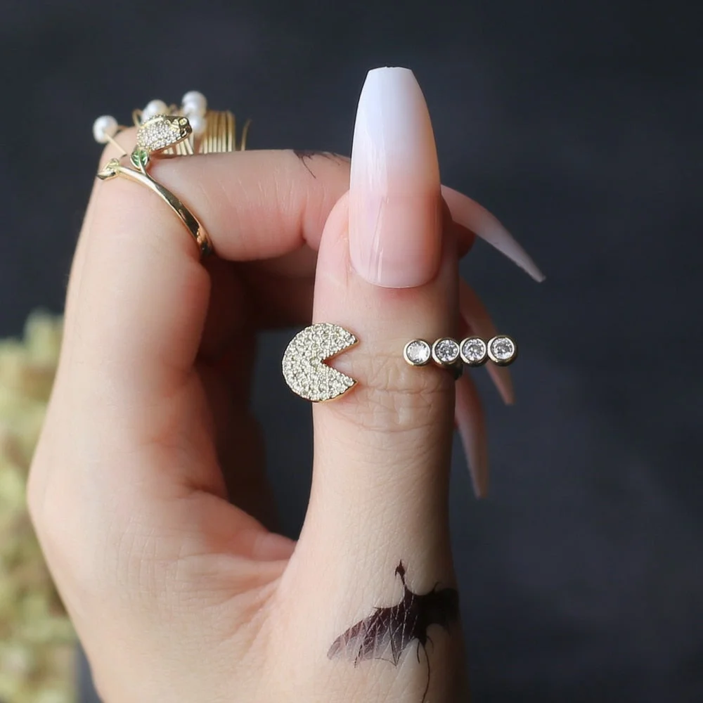 jelly gel ombre Coffin Acrylic nails nude salon 24pcs fake nails ballet UV glossy reuse trapezoid Baby Boomer yellow ombre-Nail Inspo