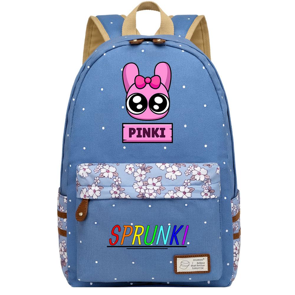 Mayoulove Sprunki Backpack Lightweight Design with Multiple Pockets for School and Outdoor Activities-Mayoulove