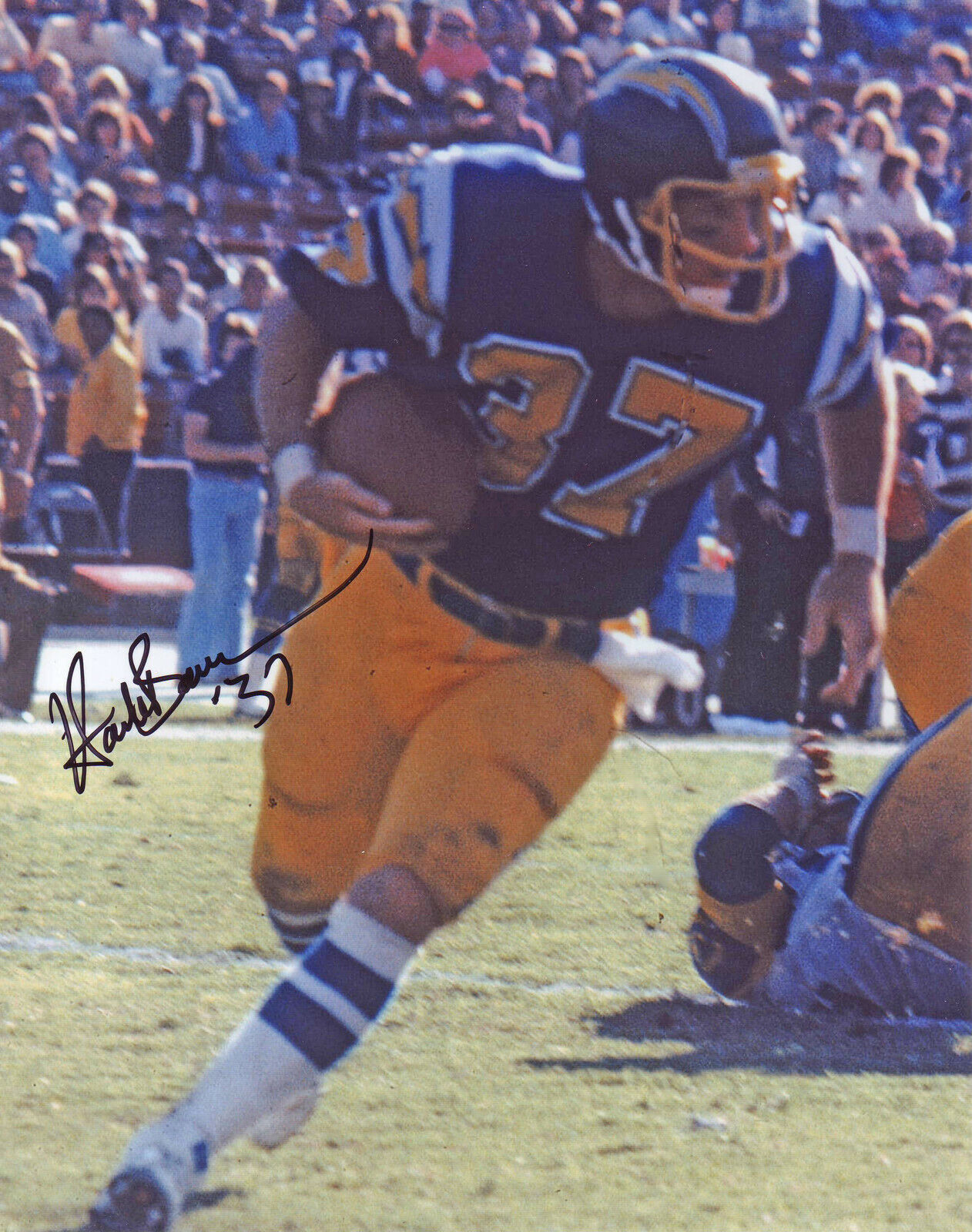 Hank Bauer #1 Photo Poster painting 8x10 Signed COA San Diego Chargers 032419