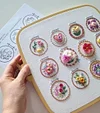 Small Flower Series- Embroidery Kit