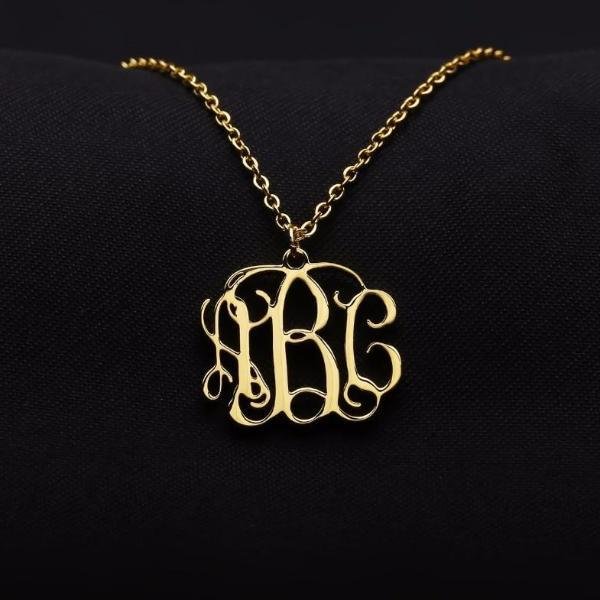 Script Monogram Necklace