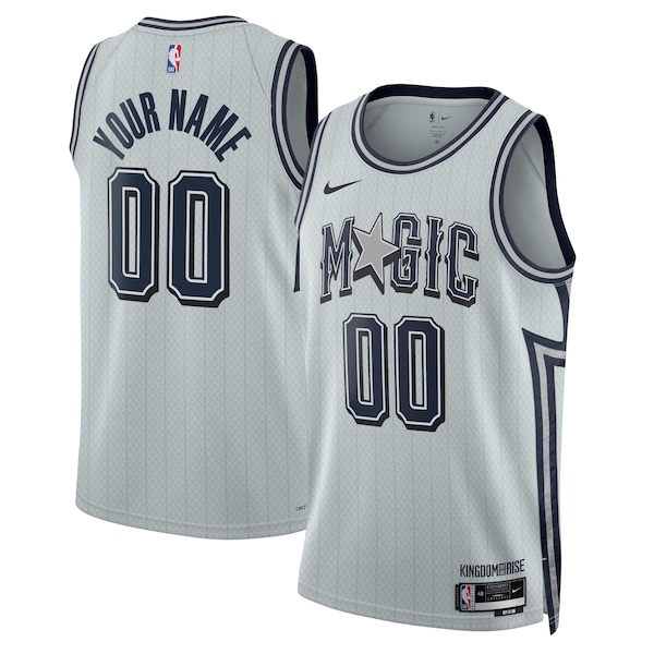 Unisex Orlando Magic Silver 2024/25 Custom Swingman Jersey - City Edition mysite